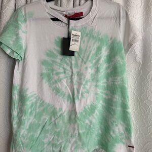 n:PHILANTHROPY White and Mint T-Shirt